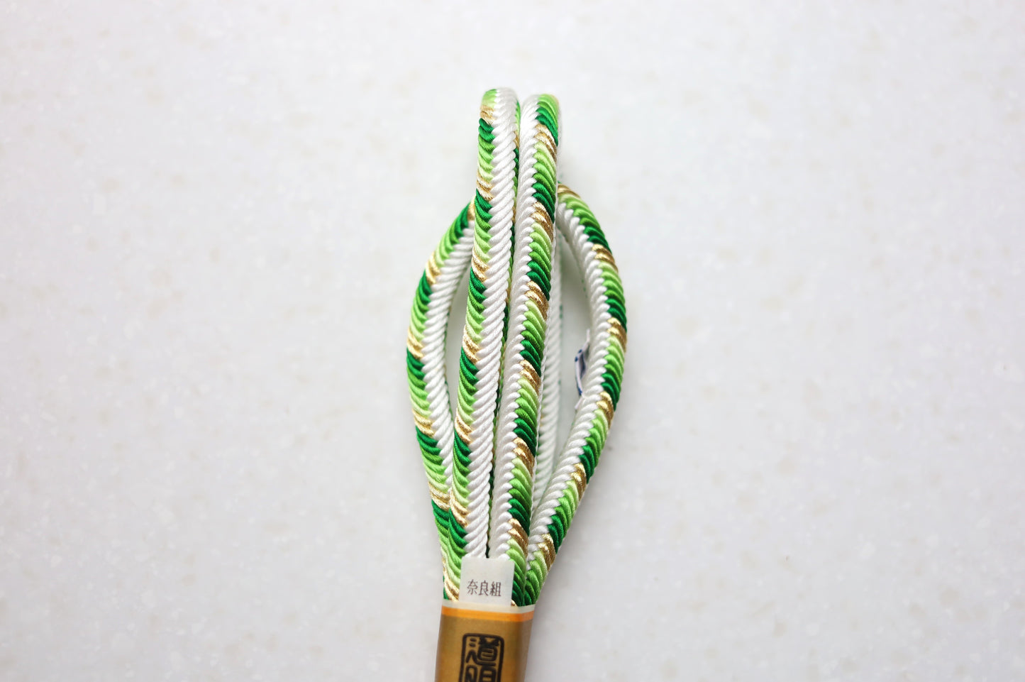 奈良組「丸胡蝶」緑〈帯締め〉