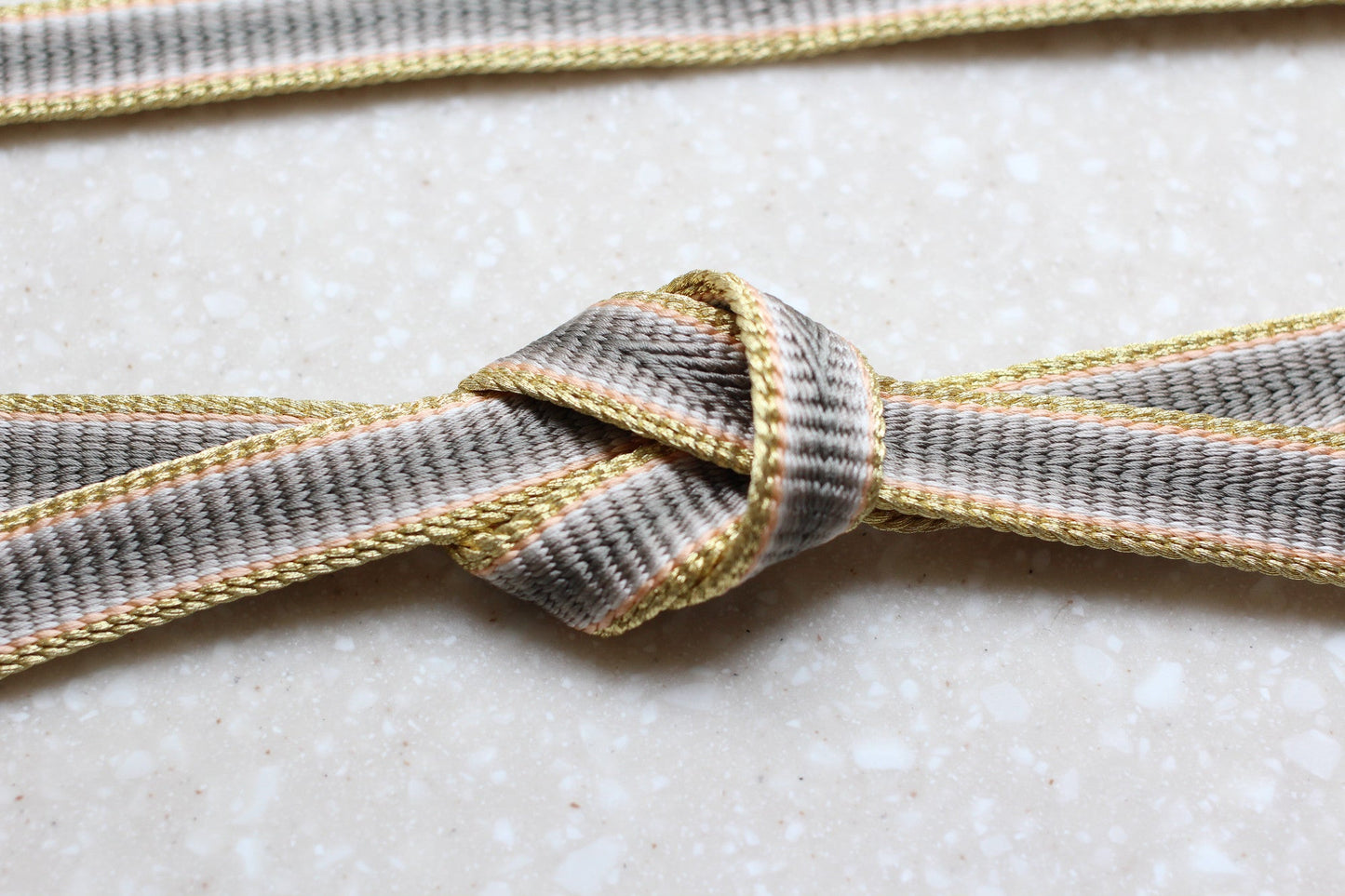 鎌倉組「水鏡」墨〈帯締め〉