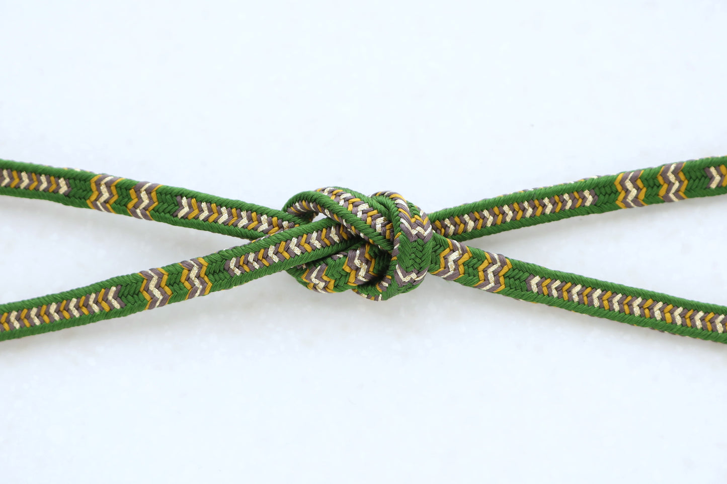 御岳組「糸竹」緑〈帯締め〉