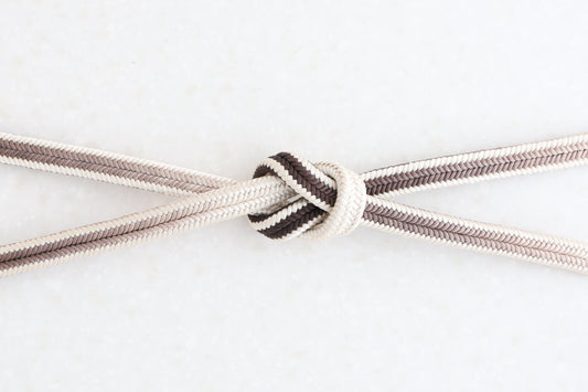 冠組 焦茶暈〈帯締め〉10月頒布品