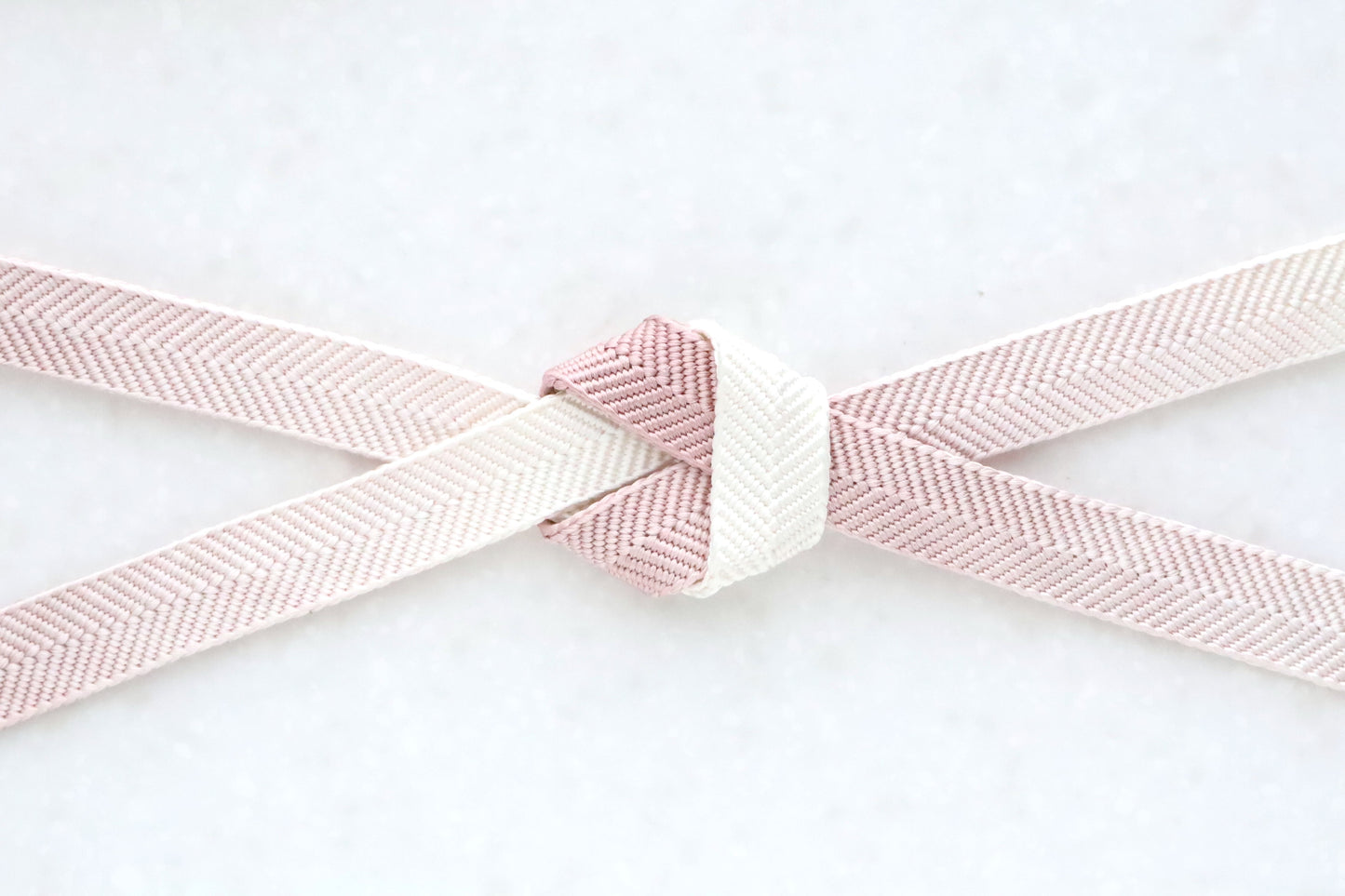 笹浪組 大暈し「薄梅鼠」〈帯締め〉1月頒布品