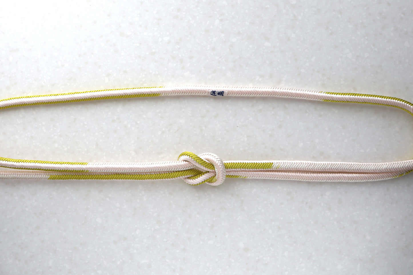 奈良組 筋段 青朽葉・一斤〈帯締め〉 4月頒布品