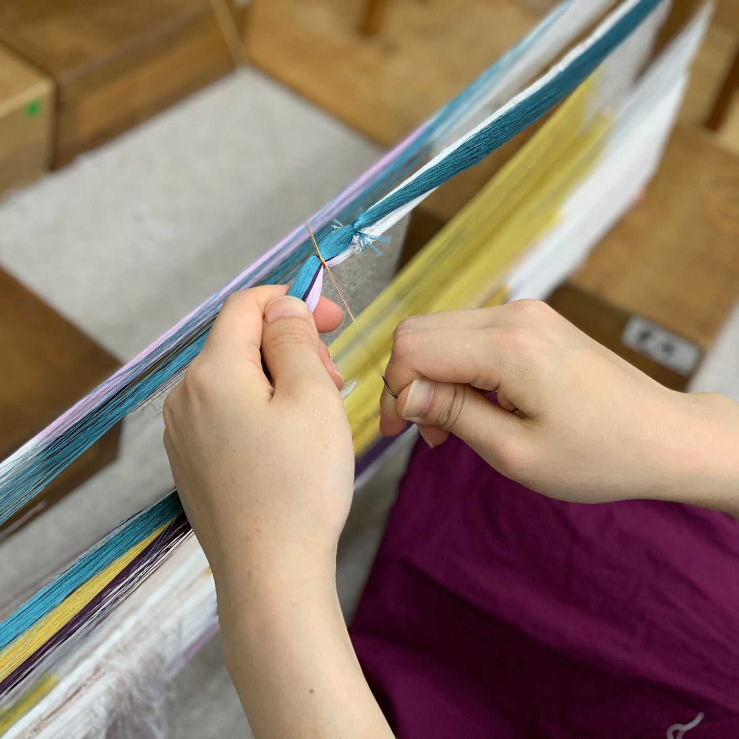 「丸八つ組(まるやつぐみ)」組紐ネックストラップ製作体験(組紐ミュージアム見学付き)