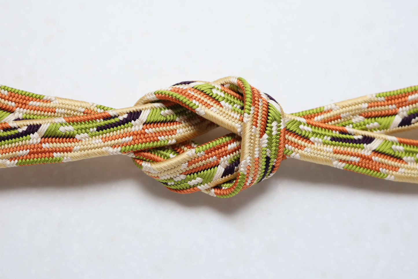 変り貝の口組 阿蘇の啄木 地味〈帯締め〉