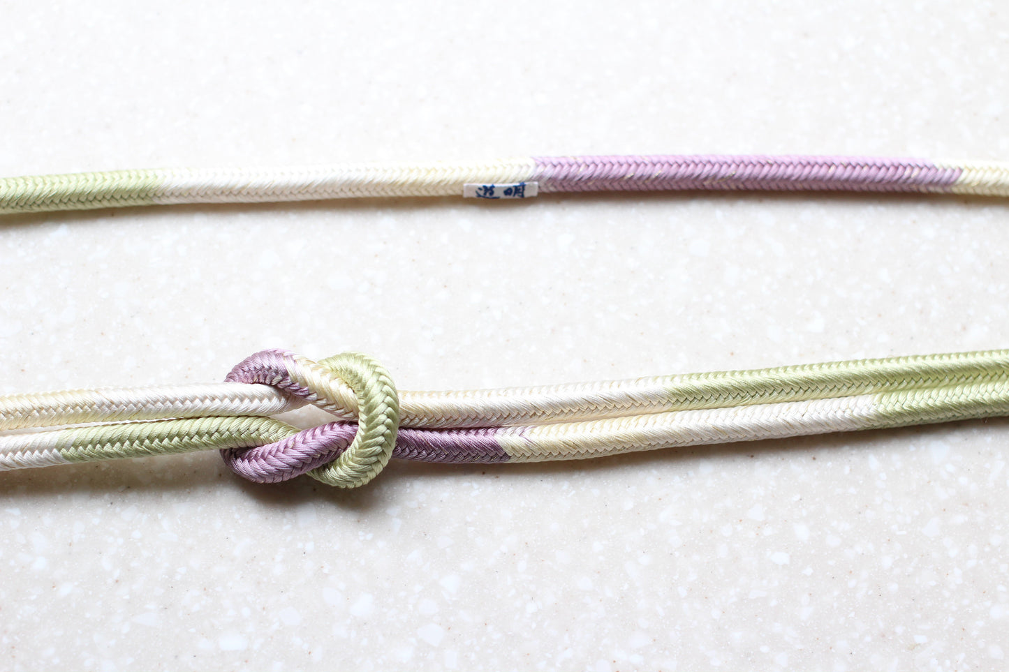 奈良組 四色段「新靺鞨」〈帯締め〉