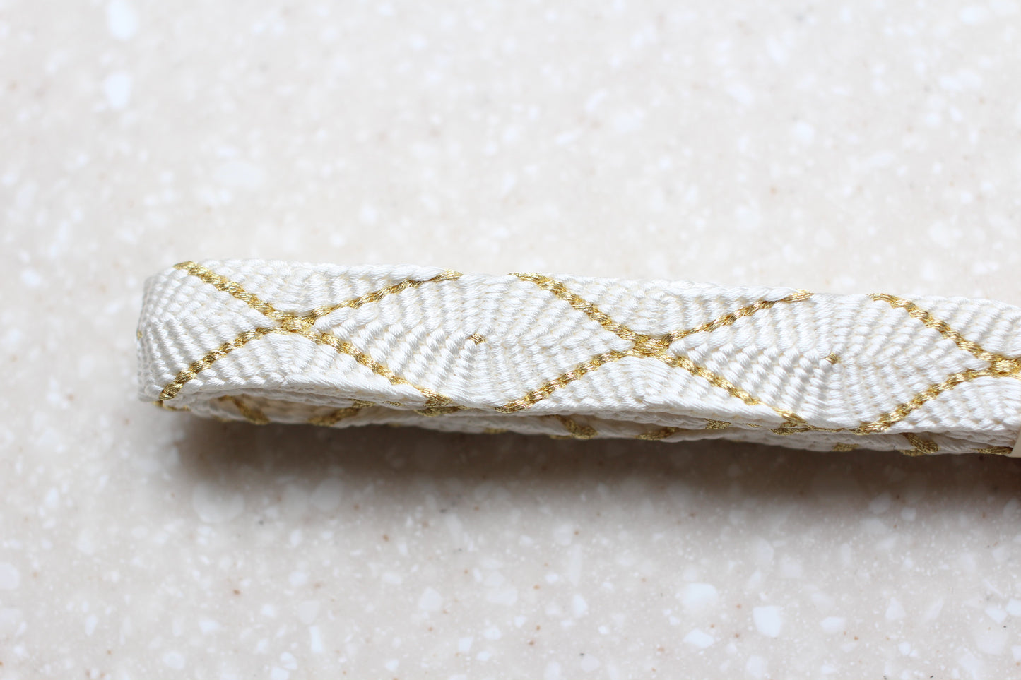 唐組 白金〈帯締め〉