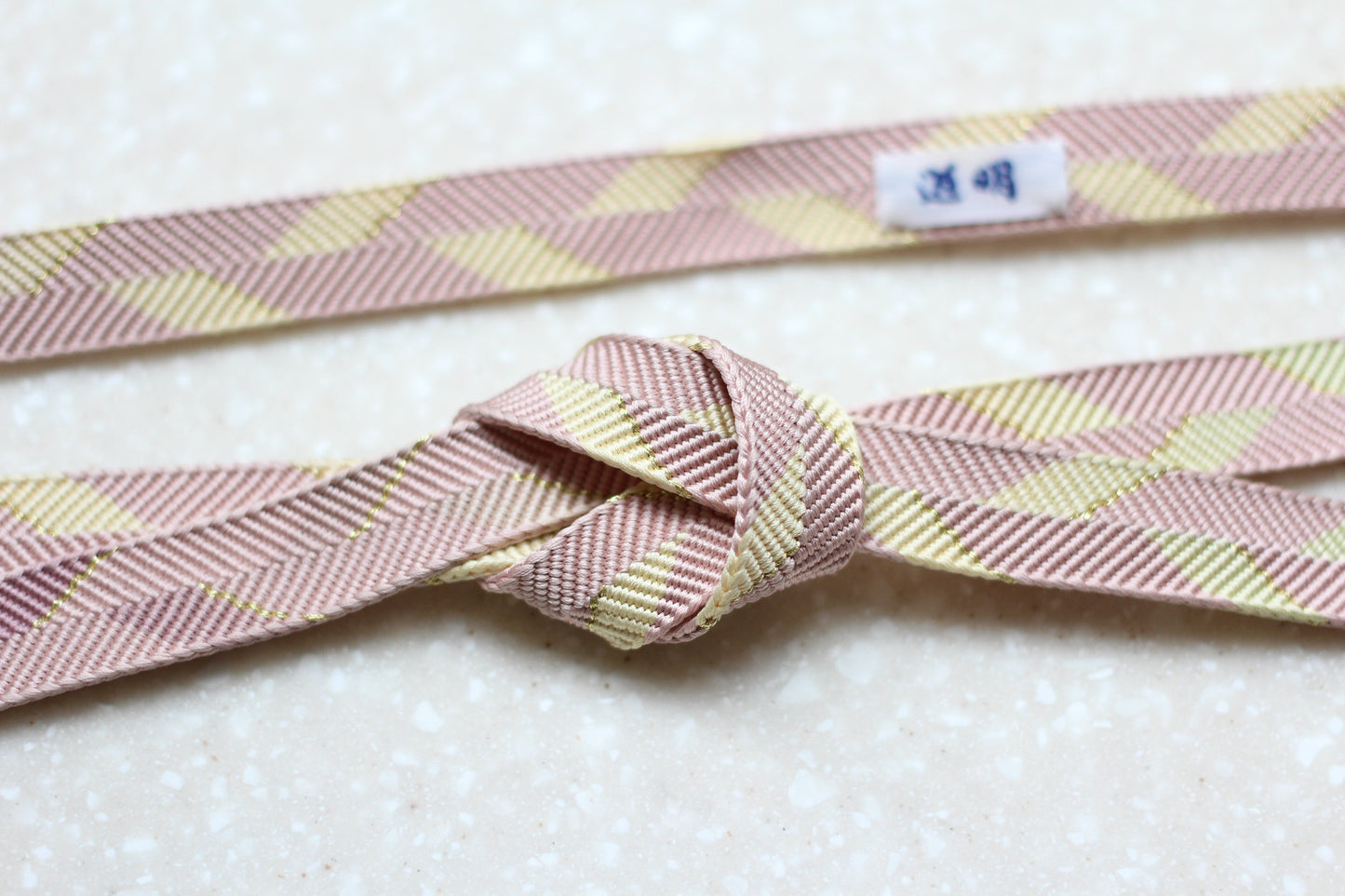 笹浪組「五雲」薄桜(薄緑・薄紫暈し)〈帯締め〉