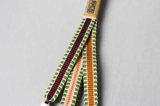 鎌倉組「三井寺」金茶・紫〈帯締め〉