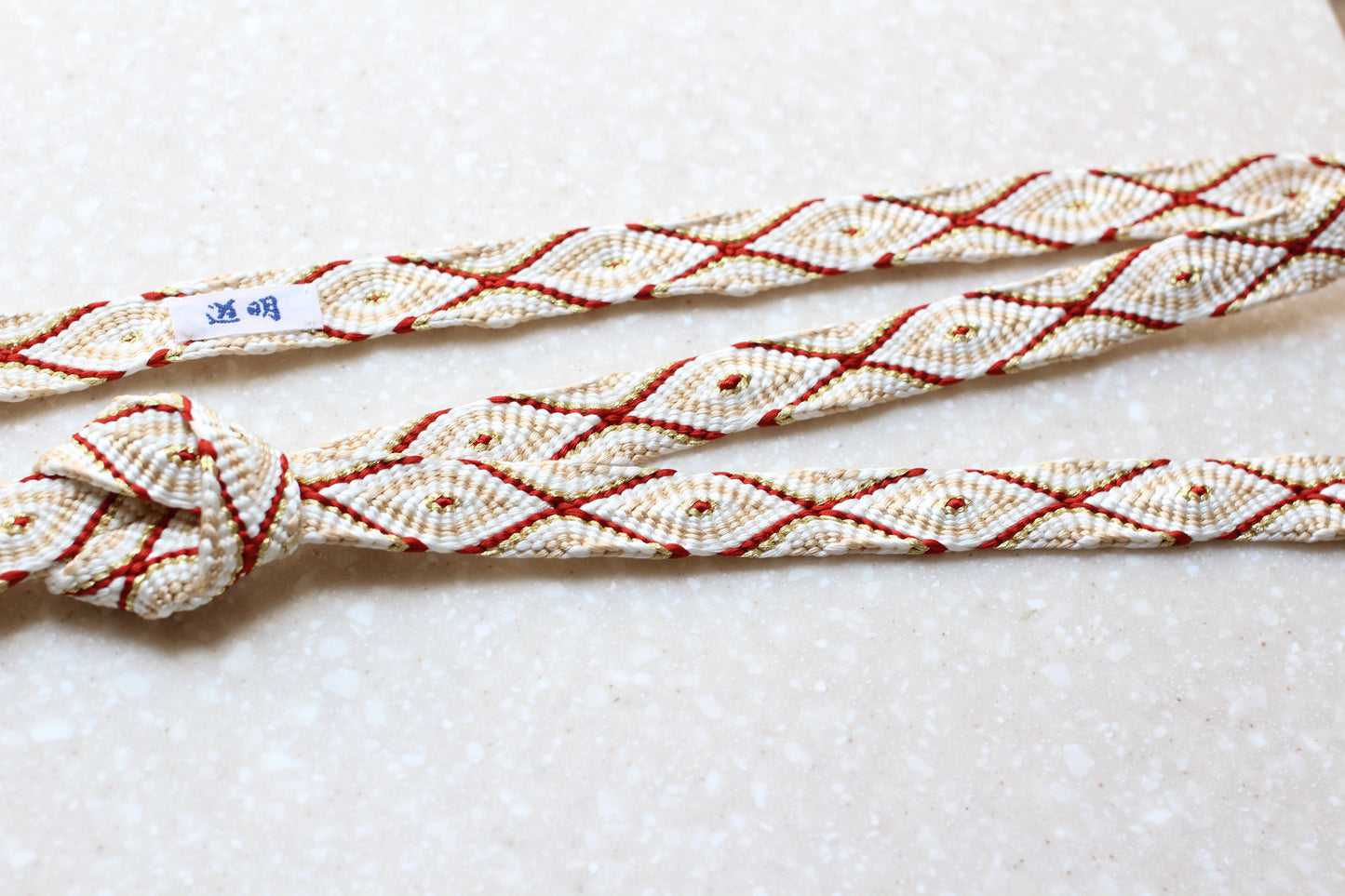 唐組「桐壺」錆朱〈帯締め〉