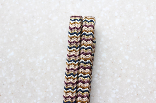 御岳組「五舞鸞」茶〈帯締め〉