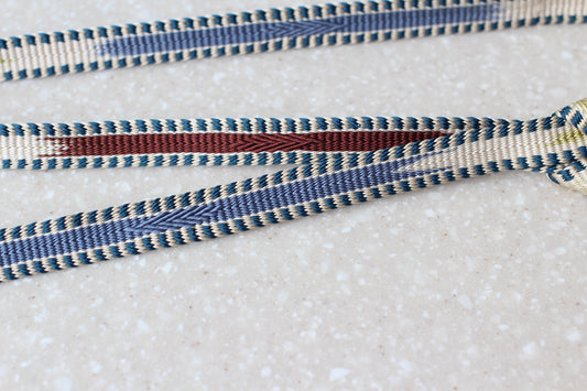 鎌倉組「三井寺」納戸・小豆〈帯締め〉