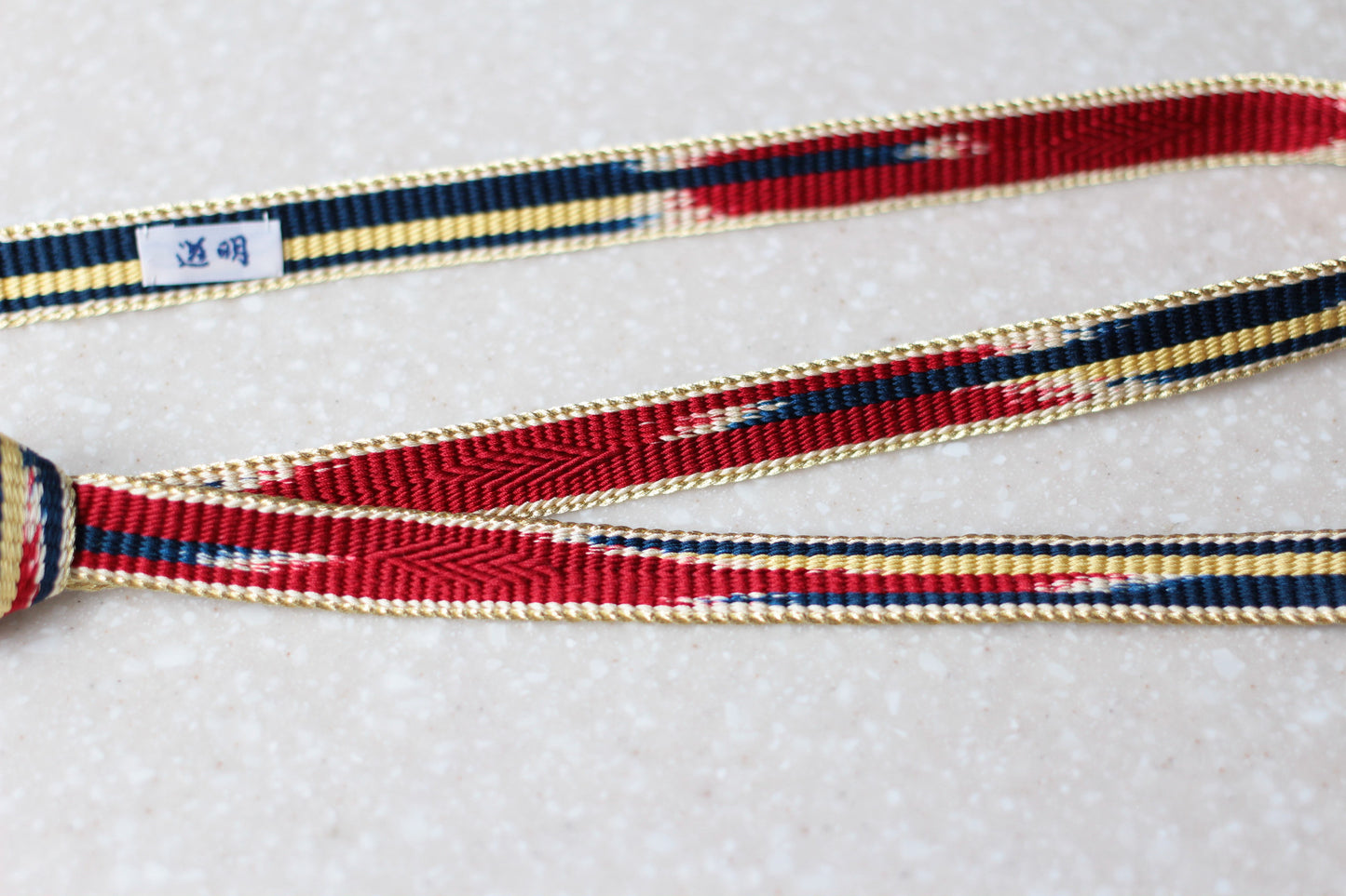 鎌倉組「浮糸」臙脂・紺〈帯締め〉