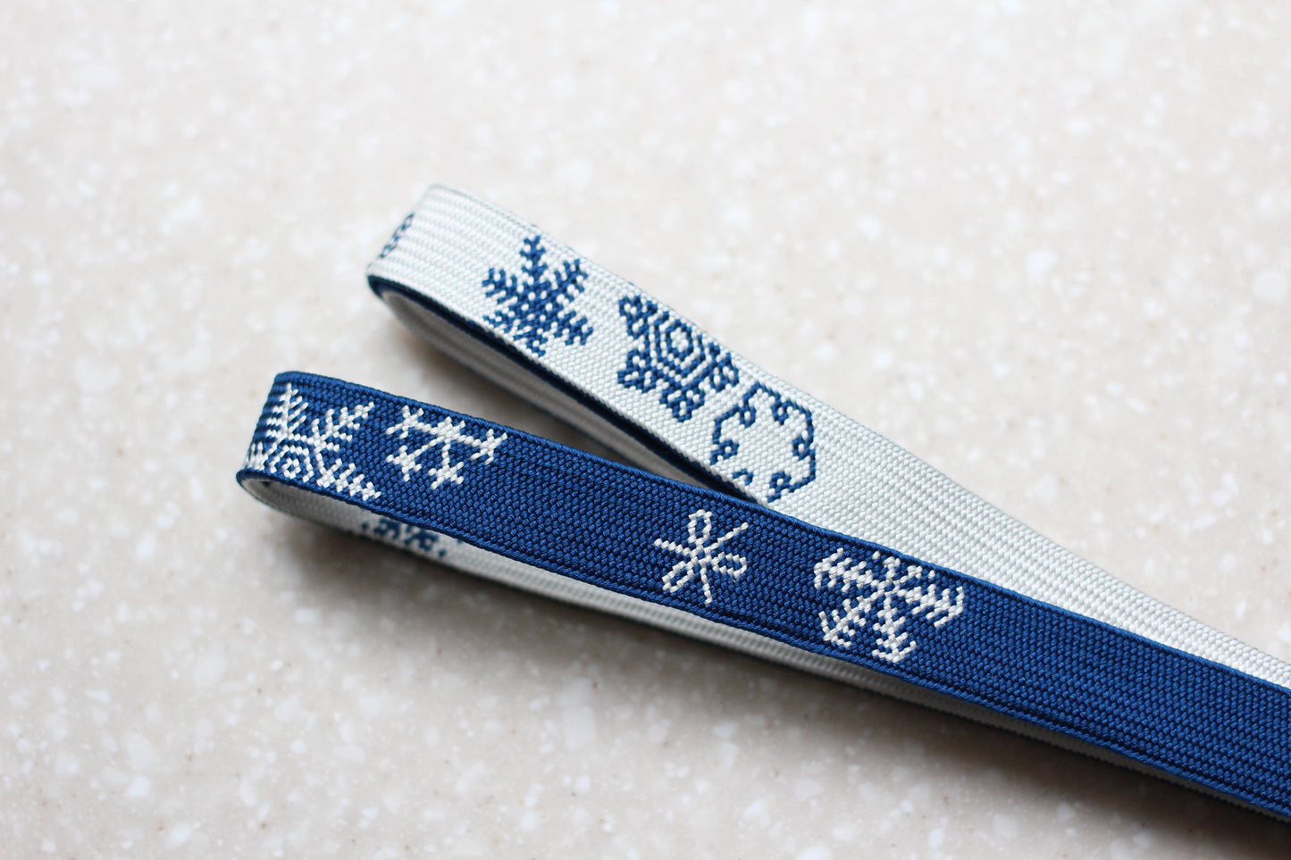 Korai-gumi Twilled Sekka-zu - "Snowflakes" regular <Obi-jime>