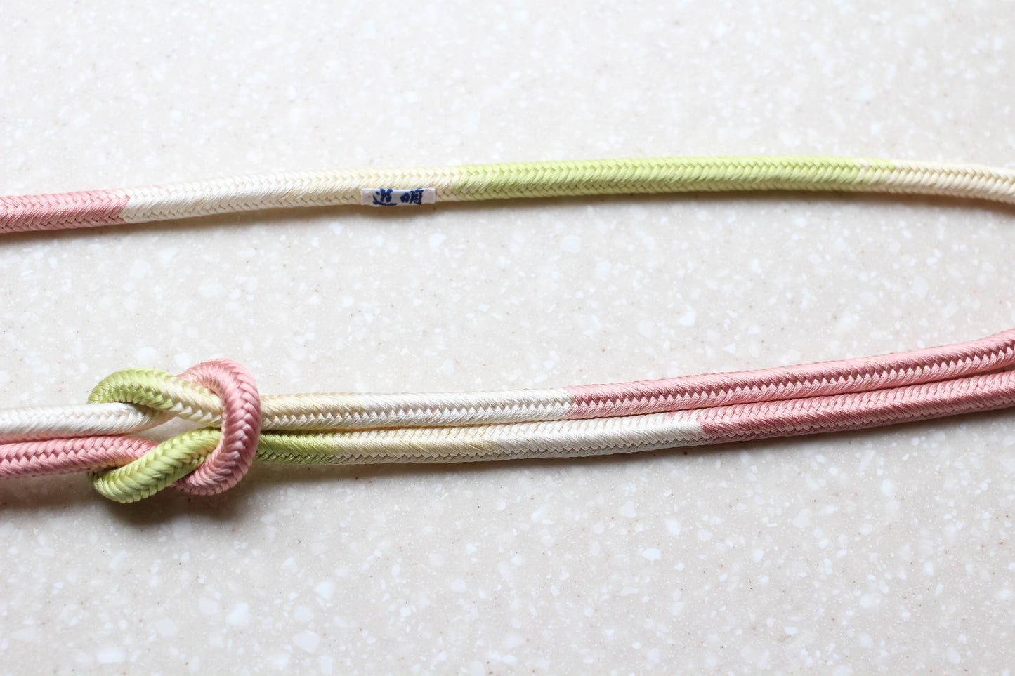 奈良組 四色段「桃李花」〈帯締め〉