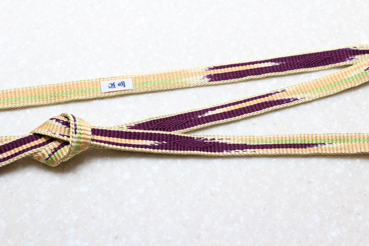 鎌倉組「浮糸」紫・緑〈帯締め〉