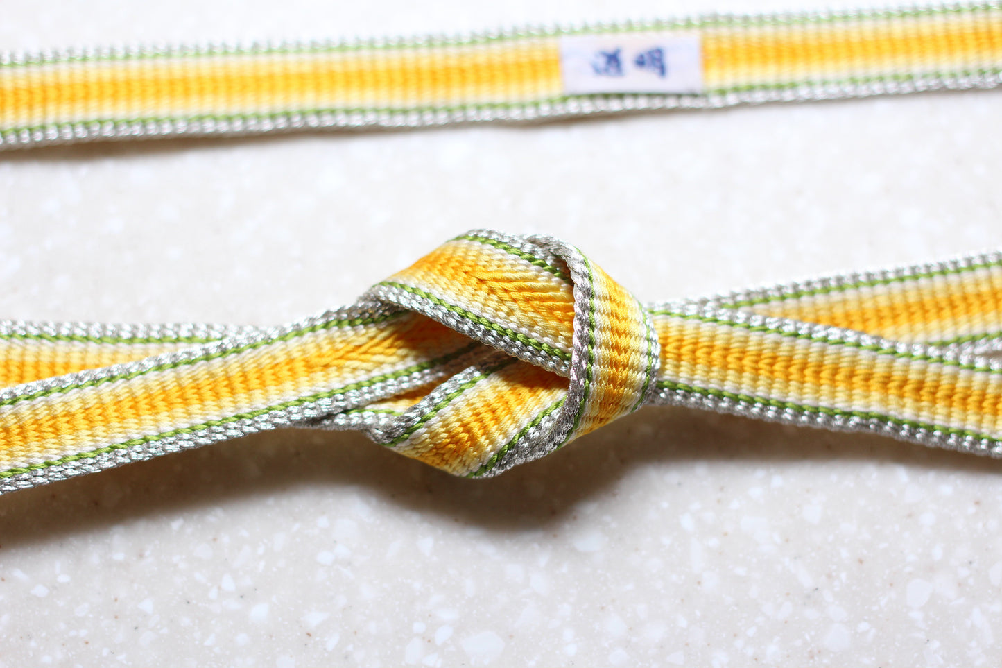 鎌倉組「水鏡」黄〈帯締め〉