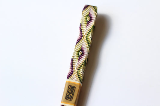 唐組「春秋」 紫・緑〈帯締め〉