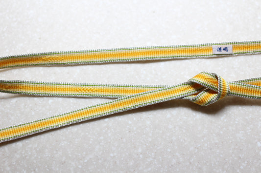 鎌倉組「水鏡」黄〈帯締め〉