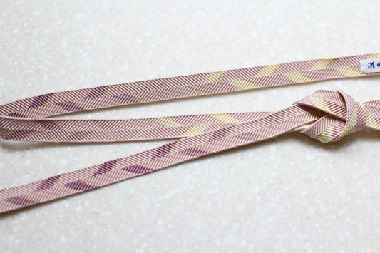 笹浪組「五雲」薄桜(薄緑・薄紫暈し)〈帯締め〉