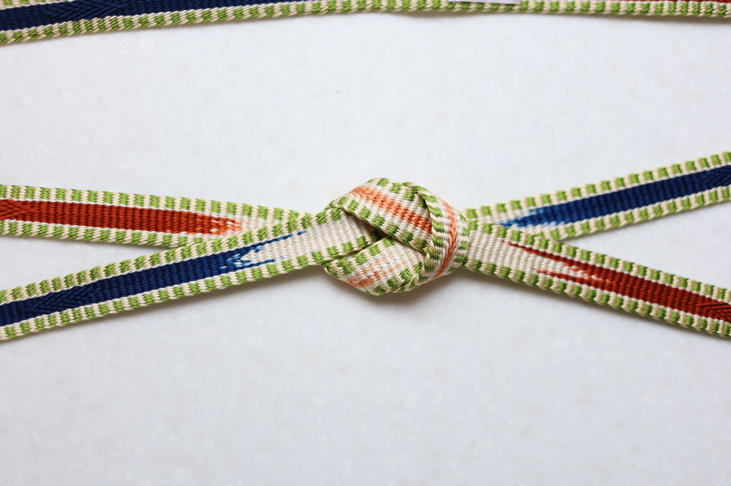 鎌倉組「三井寺」紺・錆朱〈帯締め〉