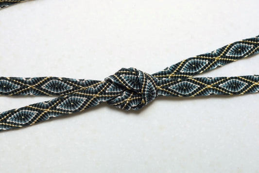 唐組「幡垂飾」墨〈帯締め〉