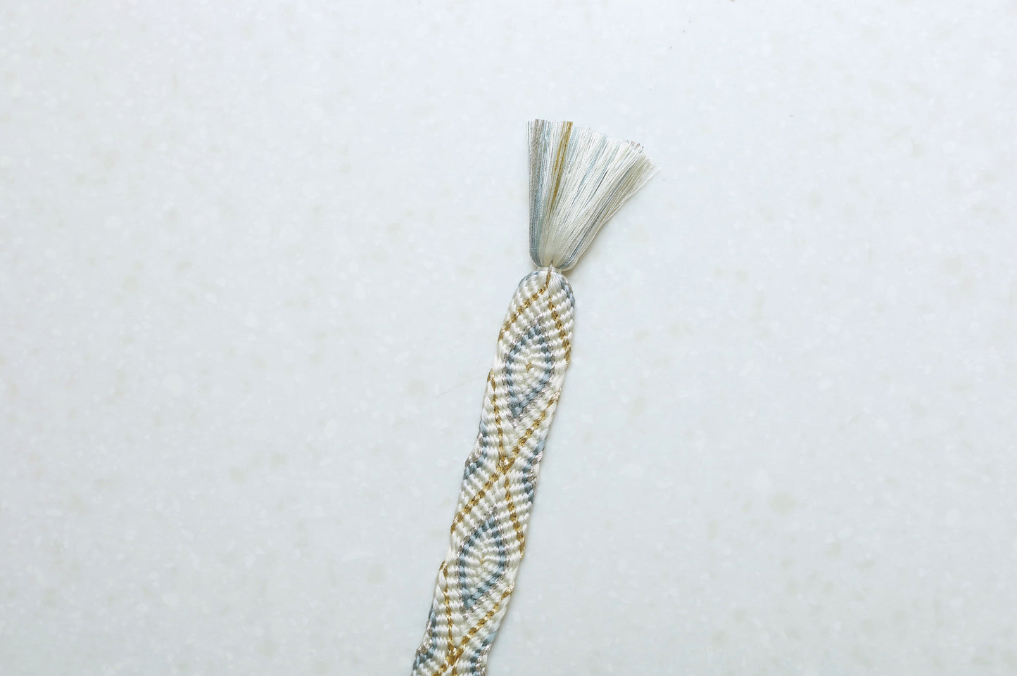 唐組「幡垂飾」白〈帯締め〉