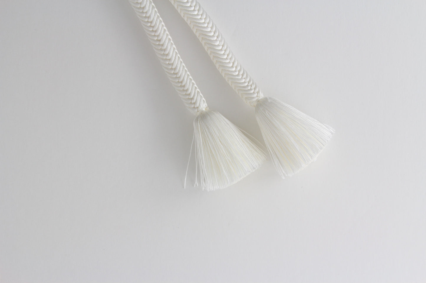 奈良組 男性用羽織紐 白