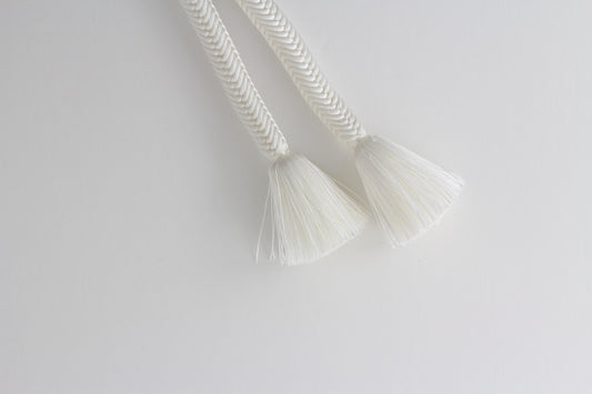 奈良組 男性用羽織紐 白