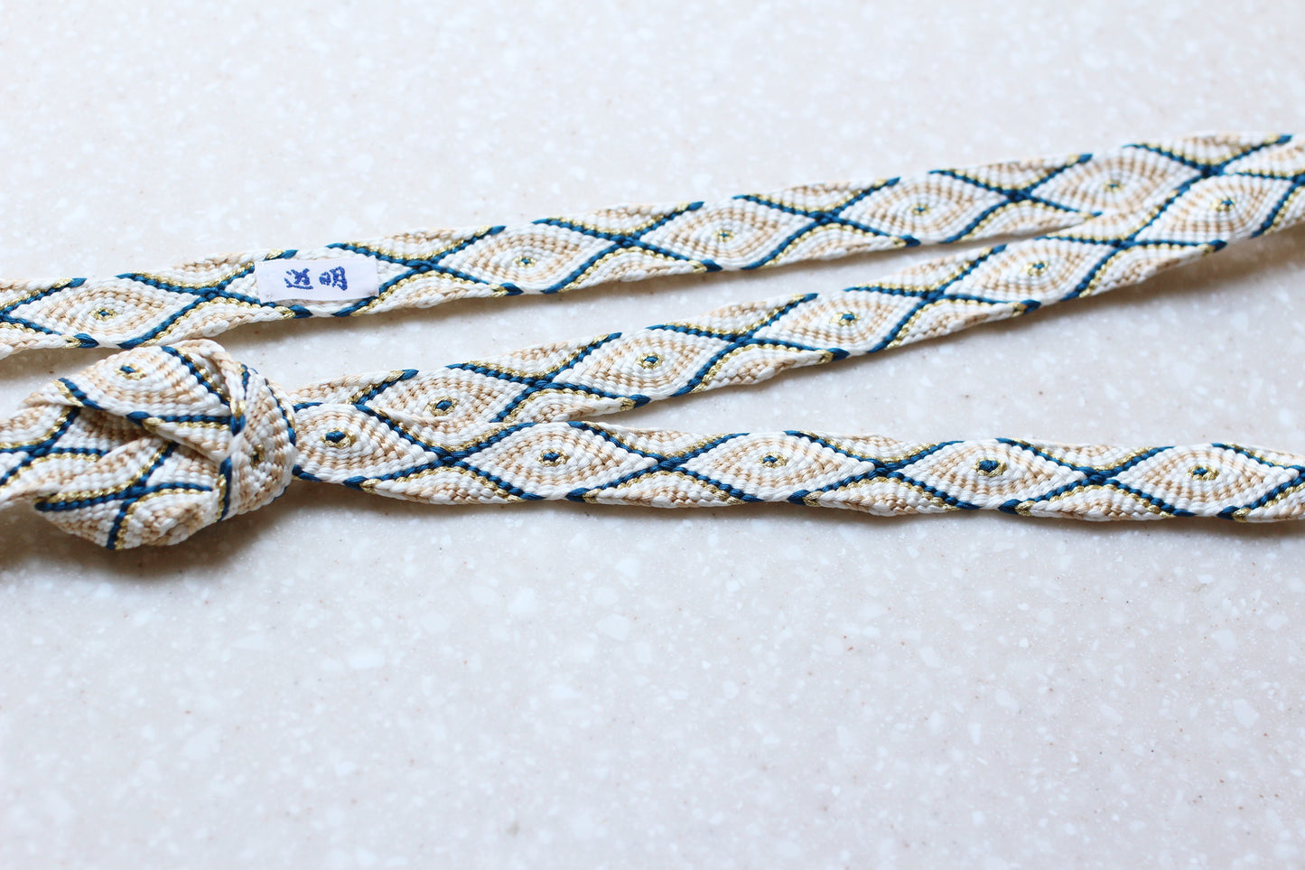 唐組「桐壺」紺〈帯締め〉