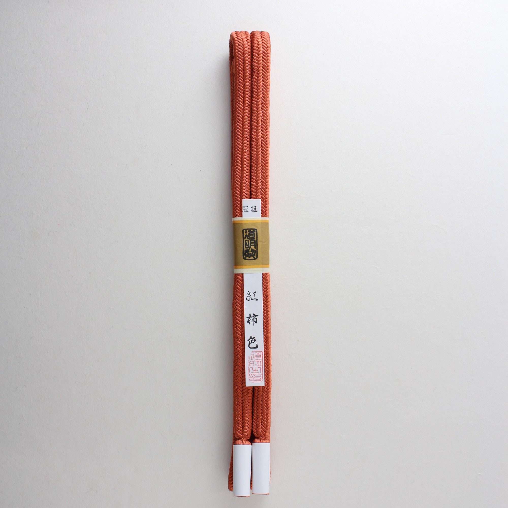 No.141) 紅柿色 – 有職組紐 道明