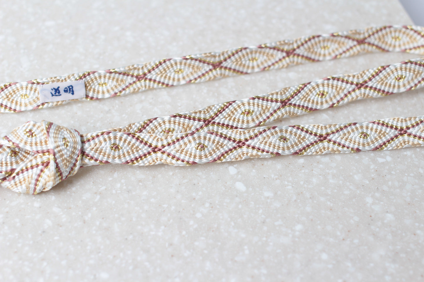 唐組「桐壺」小豆〈帯締め〉