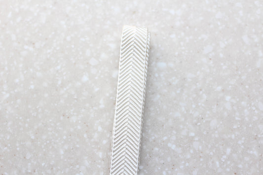 笹浪組 白〈帯締め〉