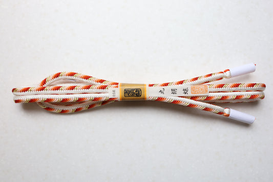 奈良組「丸胡蝶」朱〈帯締め〉