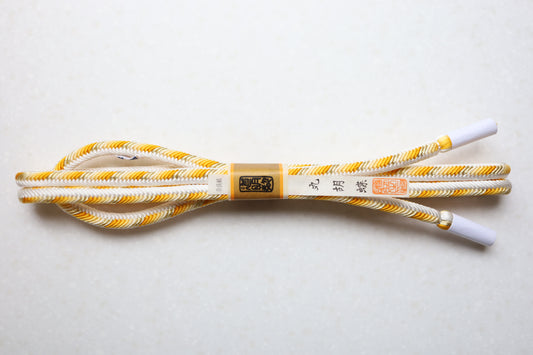 奈良組「丸胡蝶」黄〈帯締め〉