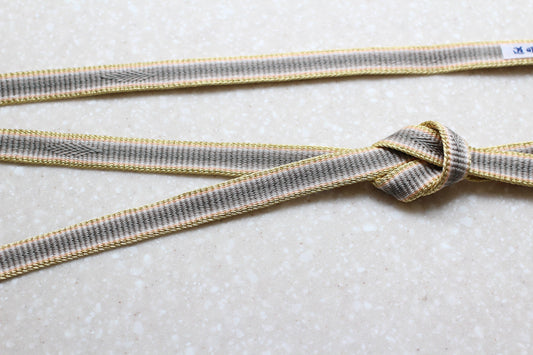 鎌倉組「水鏡」墨〈帯締め〉