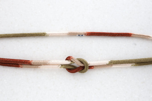 奈良組 四色段「蘇利古」〈帯締め〉