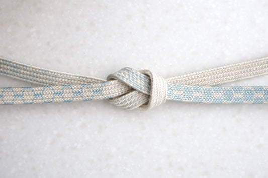 亀甲組 浅葱・緑 コンテンポラリーシリーズ2025.1〈帯締め〉