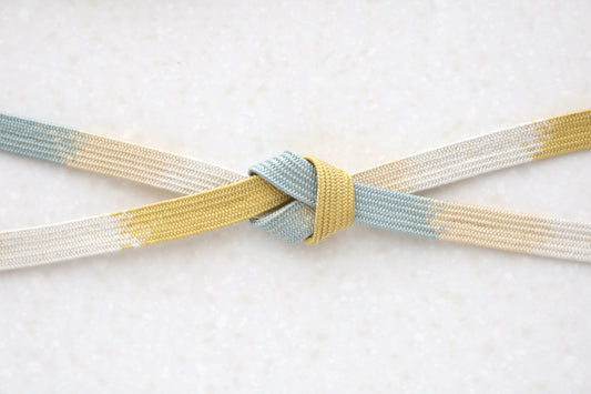 高麗組「青磁・黄」〈帯締め〉