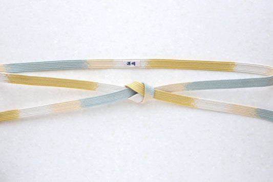 高麗組「青磁・黄」〈帯締め〉