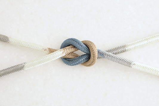 奈良組 四色段「納戸・薄墨」〈帯締め〉