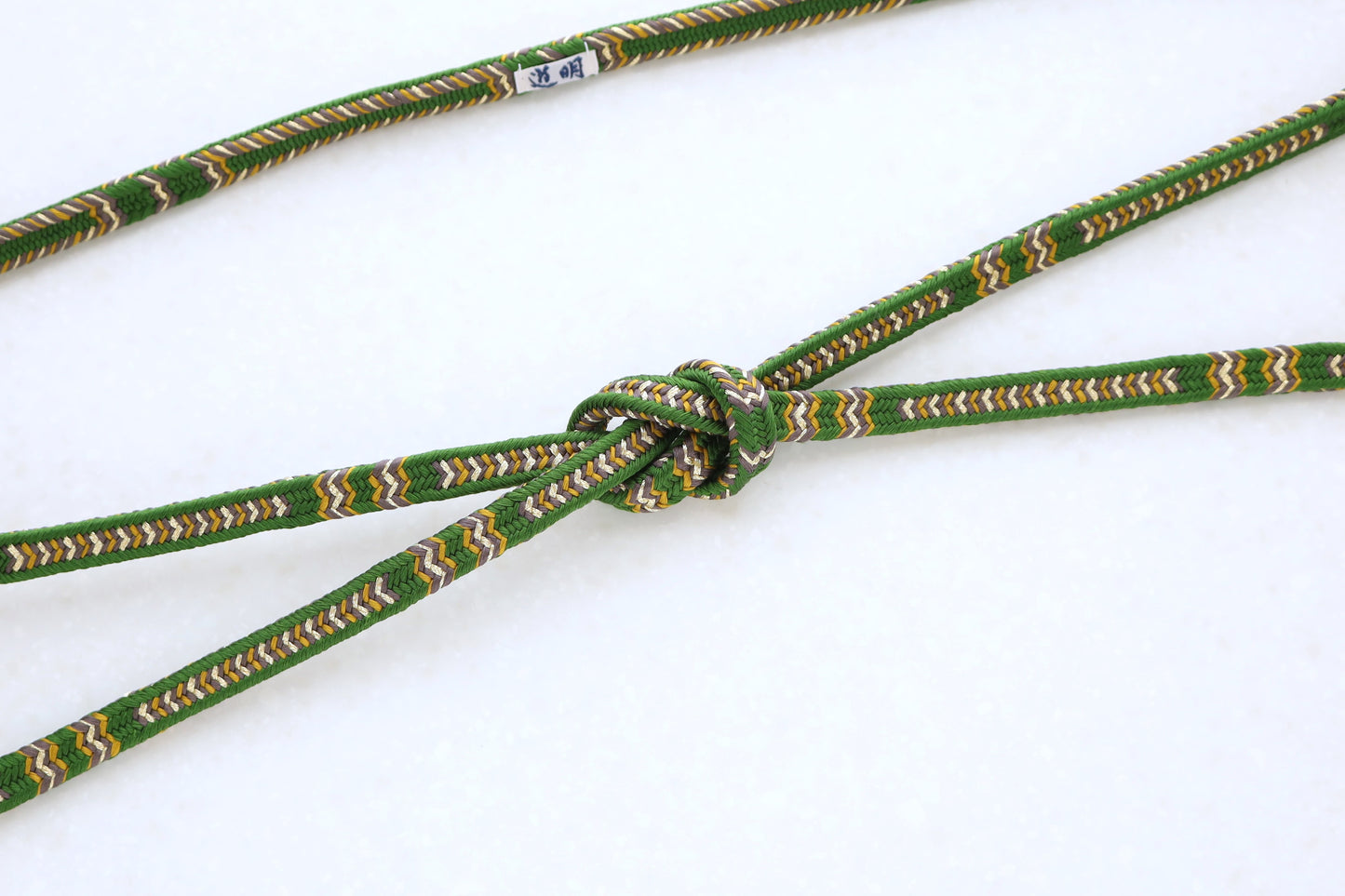 御岳組「糸竹」緑〈帯締め〉