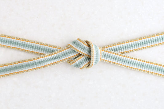 鎌倉組「水鏡」青磁〈帯締め〉10月頒布品