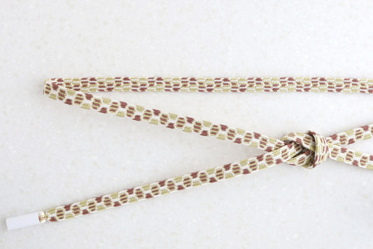 亀甲組　緑〈帯締め〉10月頒布品