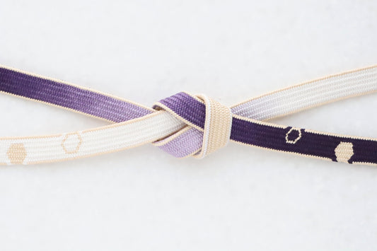 高麗組「こぼれ亀甲」〈帯締め〉12月頒布品