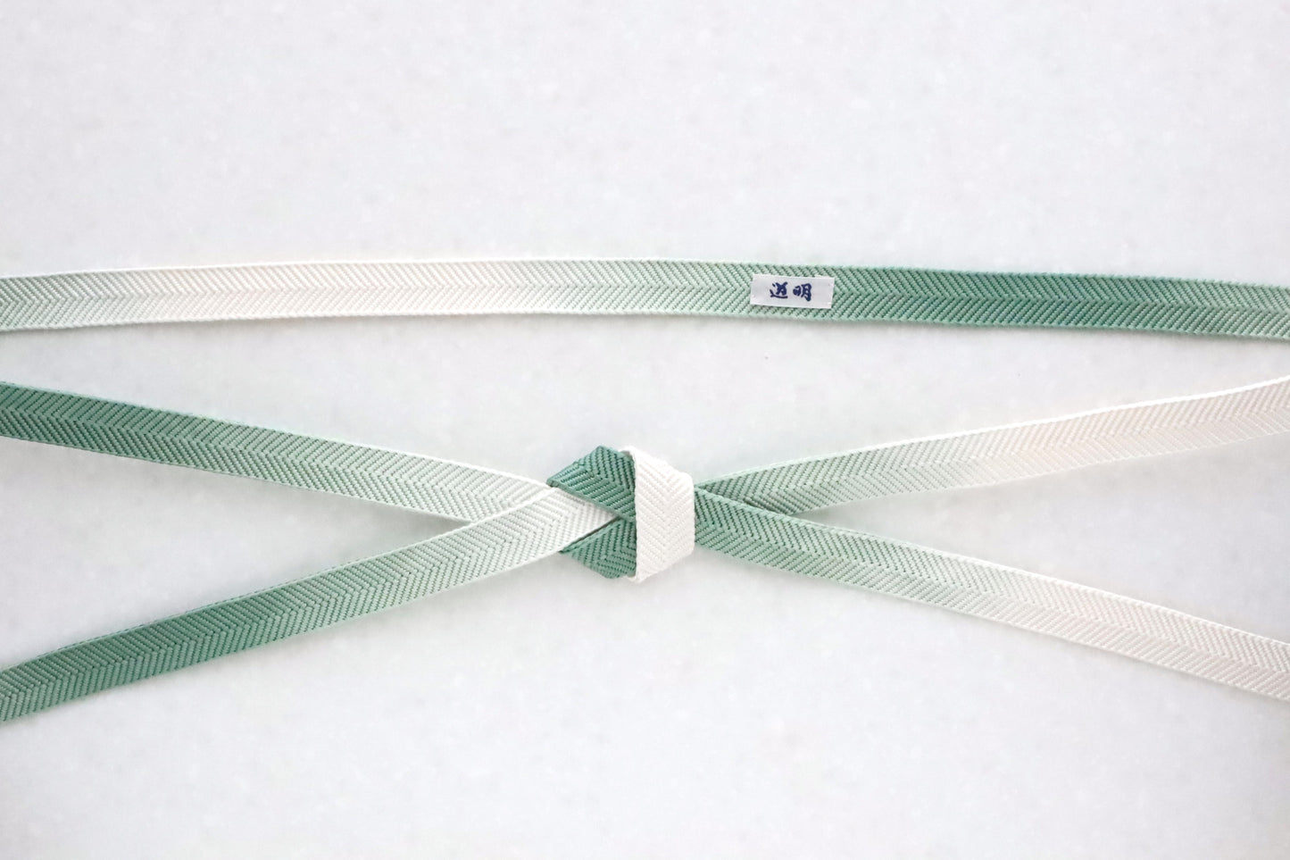 笹浪組　大暈し「山藍摺」〈帯締め〉1月頒布品