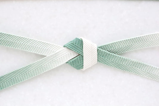 笹浪組 大暈し「山藍摺」〈帯締め〉1月頒布品