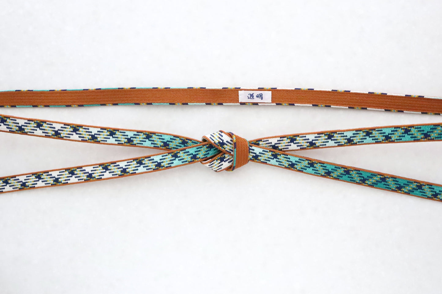 高麗組「孔雀色」〈帯締め〉