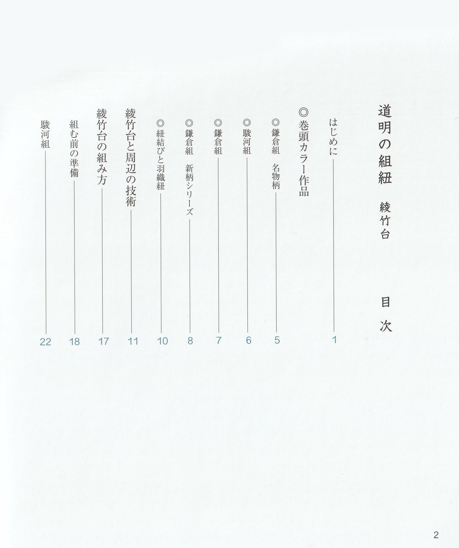 道明の組紐 綾竹台（書籍） – 有職組紐 道明