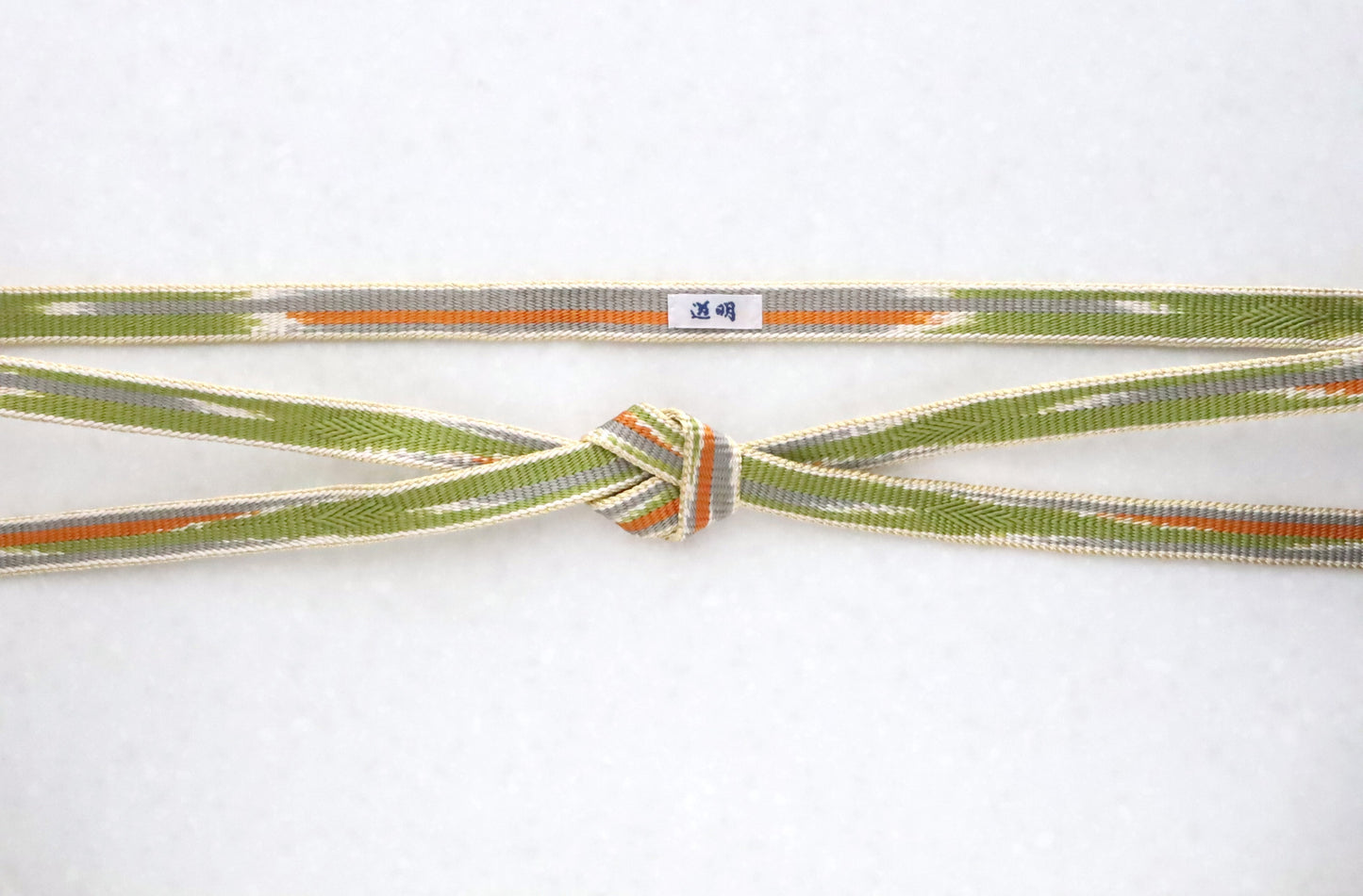 鎌倉組「浮糸」薄墨・緑〈帯締め〉2月頒布品