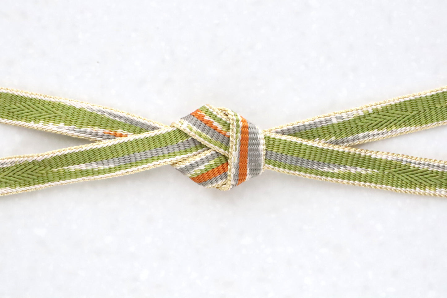 鎌倉組「浮糸」薄墨・緑〈帯締め〉2月頒布品